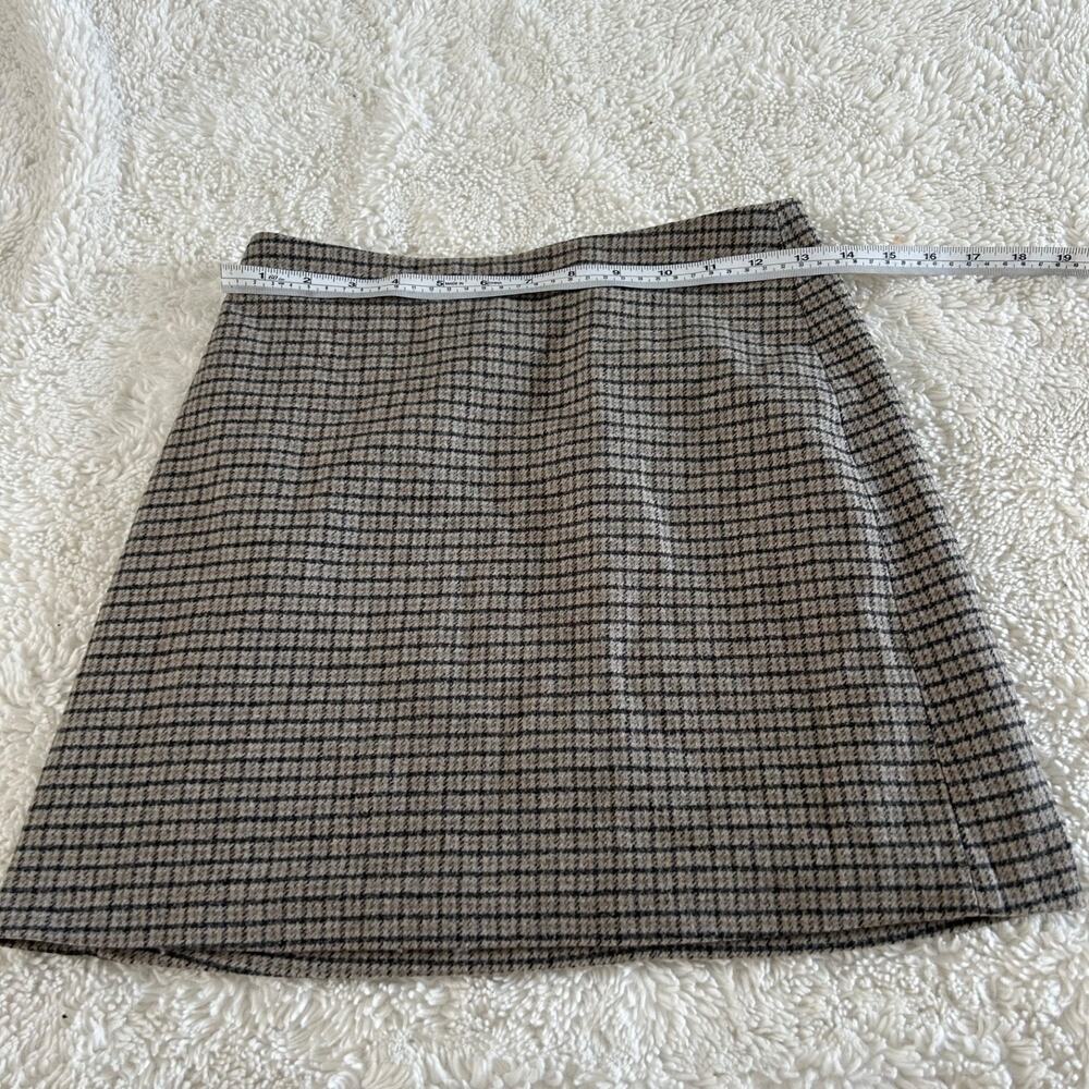 Aritzia Wilfred Women Plaid Mini Skirt Sz 2 MultiColor Preppy Office Work Attire - Picture 4 of 6